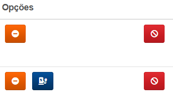 Botões para Bloqueio
