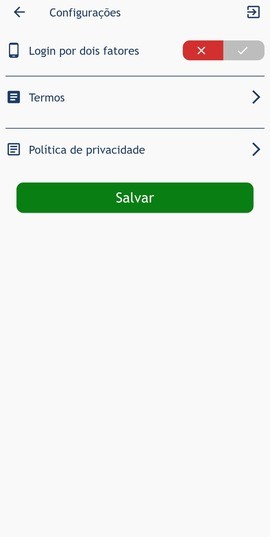 Seleção do tipo de compra