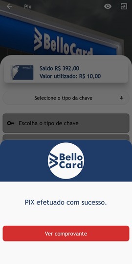 Confirmação da transação