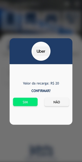 Confirmação do valor